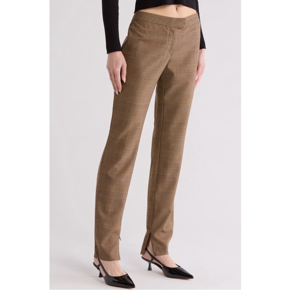 NWOT Rag & Bone Women's Rebecca Plaid Straight Leg Pants